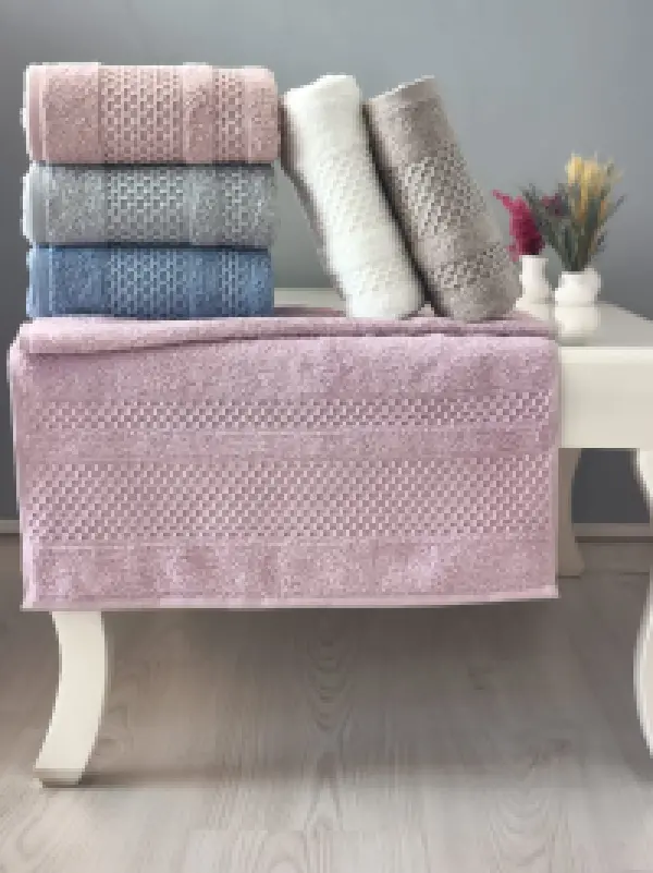 El Yüz Havlusu 50*90 cm. ( Petek desen 6 adet ) 
