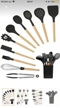 OKALİPTÜS 11 Li MUTFAK SETİ SİYAH