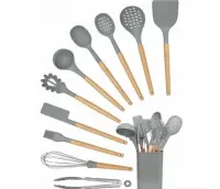 Okaliptus 11 Parça Kepçe Seti ( GRİ )