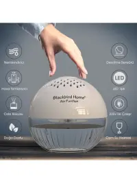  BlackBird Home Işıklı Hava Temizleme Küresi Beyaz (150 ml Parfüm Küre Solüsyonu HEDİYELİ) 