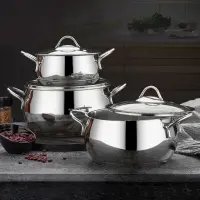 FİRST CLASS DELUXE 6 PRÇ ÇELİK ( GÜVEÇ TENCERE ) SET