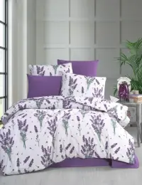 BATTAL BOY RANFORCE NEVRESİM TAKIMI ( LASTİKLİ ÇARŞAF ) LAVANTA