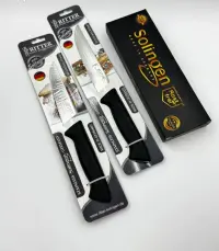 Solingen Orijinal Ritter Model 25cm ve 28cm Genel Kullanım Doğrama Bıçağı Siyah