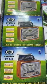 Everton solarlı ( güneş enerjili ) Ledli Fenerli Nostaljik Radyo ( kod : 301 )