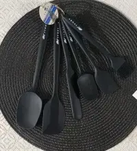 İVORY ( 6 LI ) Spatula Seti SİYAH