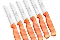 Solingen Meyve Bıçağı 6’lı MERMER Turuncu