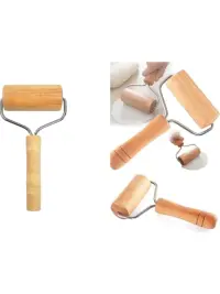 Ahşap Saplı Rulo Hamur Açıcı, Ahşap Merdane,