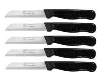 Solingen Meyve Bıçağı 6’lı Simli SİYAH