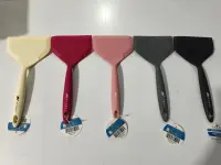 İvory ( 24 ADET ) Silikon Jumbo Spatula Geniş ( KARMA RENK )