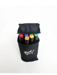 Kalem Seti Resim Boya Kalemi Çift Taraflı 1.Kalite ( 12 adetli )