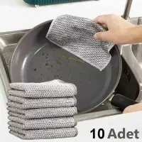 İthal 2 Katlı Ovma Tel Bez ( 10 ad.)