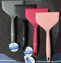 İvory Silikon Jumbo Spatula Geniş  krem