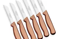 Solingen Meyve Bıçağı 6’lı Simli Bronz