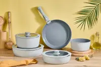 FALEZ AURIS X LARGE 9 PARÇA SET GRİ ( ÜCRETSİZ KARGO )