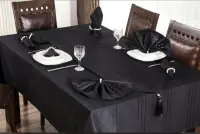 Gardenya Ekru Antika Desenli Masa Örtüsü 160X220 cm. SİYAH