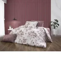 BATTAL BOY RANFORCE NEVRESİM TAKIMI ( LASTİKLİ ÇARŞAF ) KAHVE YAPRAK