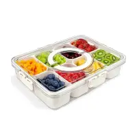 8 BÖLMELİ KRİSTAL KAHVALTILIK VE ORGANİZER