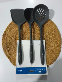 İvory Silikon Mutfak Seti (IVO-SL215) gri