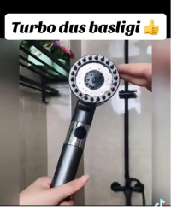 Turbo Duş Başlığı Masaj Özellikli 