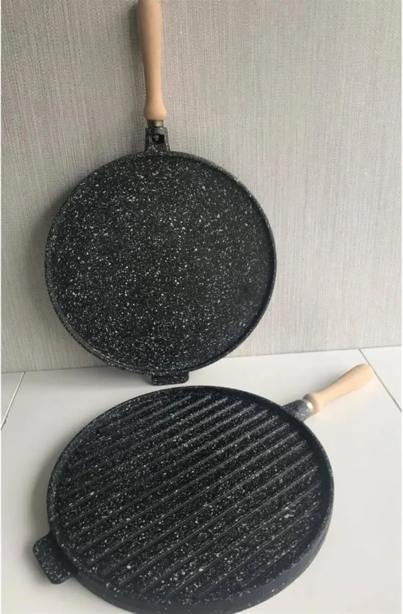 Çift Taraflı Döküm  Gözleme Tavası 36cm 