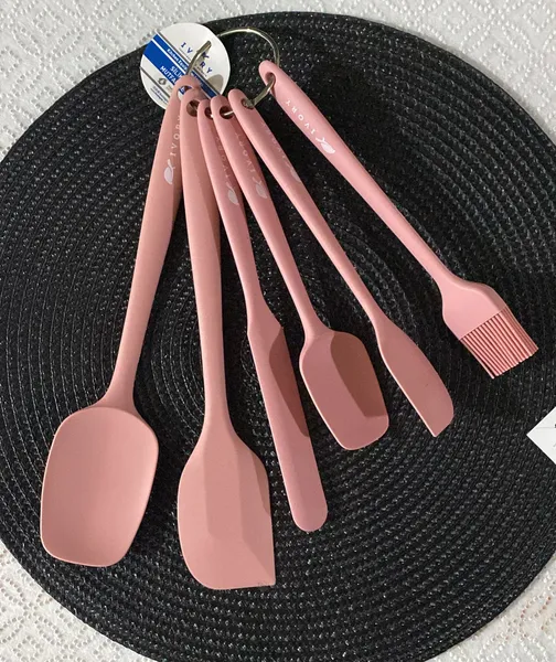 İVORY ( 6 LI ) Spatula Seti PEMBE