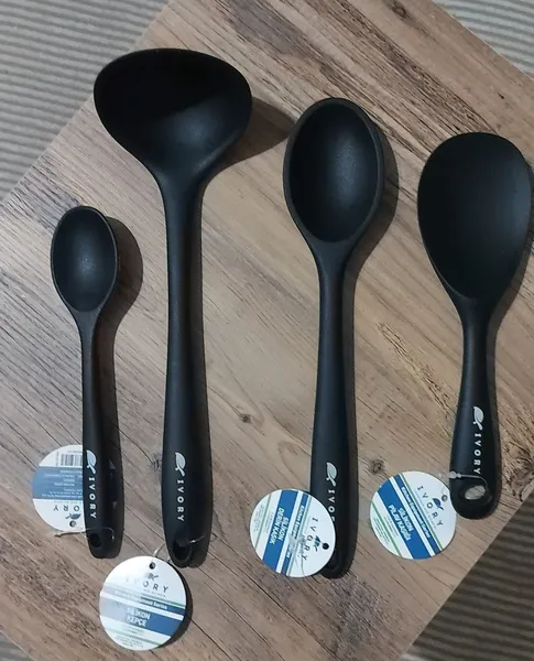 İvory Silikon 4 lü Set (Kepçe-Pilav-Derin-Mini) 
