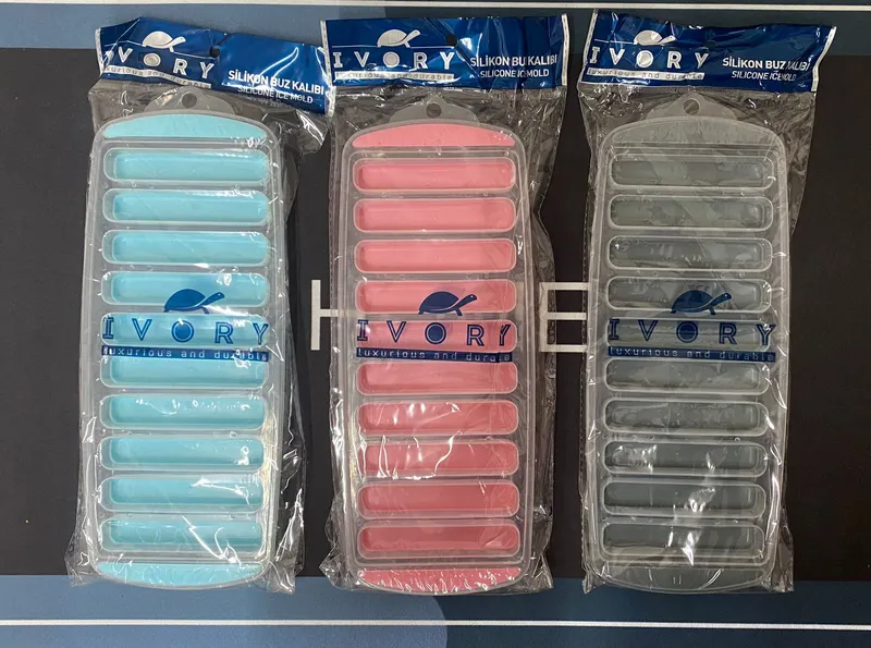 İvory Silikon Buz Kalıbı - Pembe