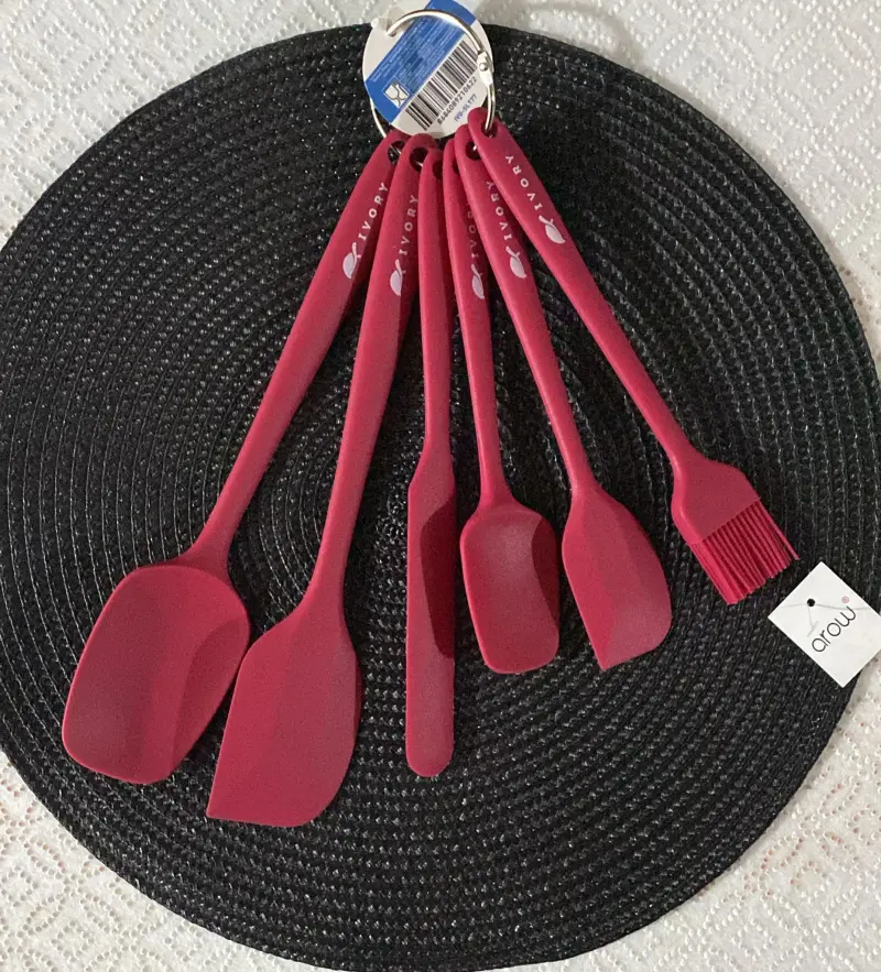 İVORY ( 6 LI ) Spatula Seti KIRMIZI